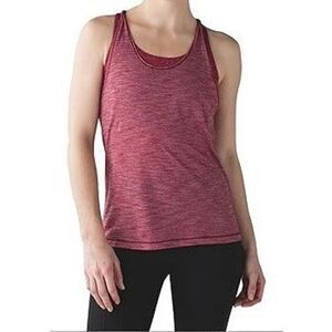 Lululemon Twist And Toil Built In Bra Lightweight Tank Top Women's Size 8